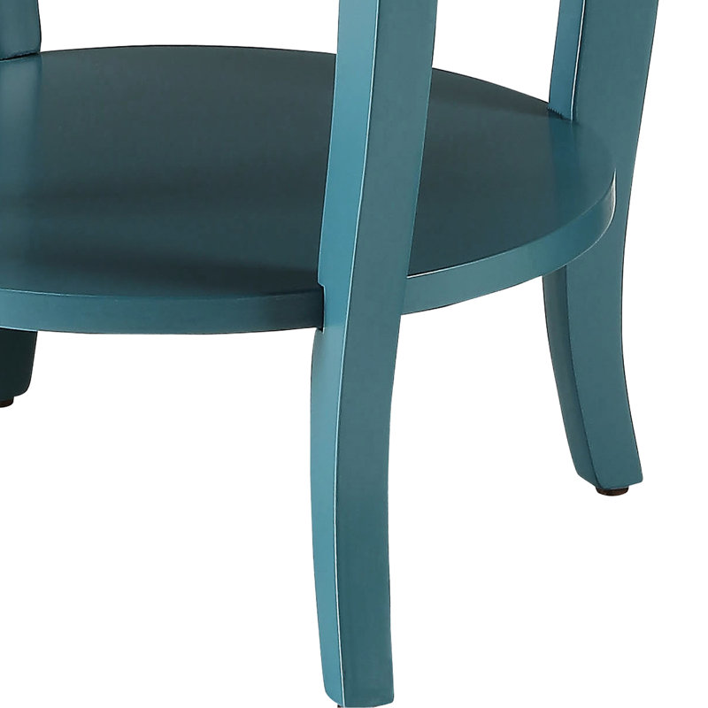 Table d'appoint en bois Teal, Sarcelle