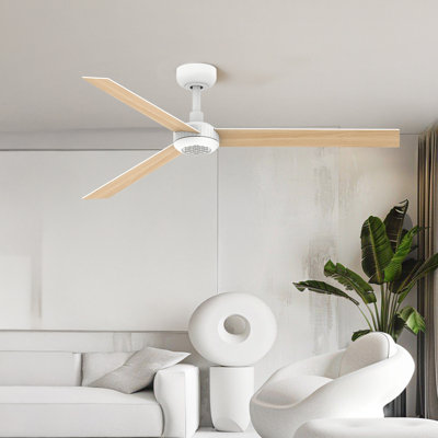 Ventilateur de plafond de 52 pouces avec veilleuse à DEL à volume d'air élevé