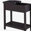 Table d'appoint, table à couvercle étroit, armoire de rangement, base de salon