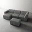 4 Seater Corduroy Seating Component-1222776800-1222776802