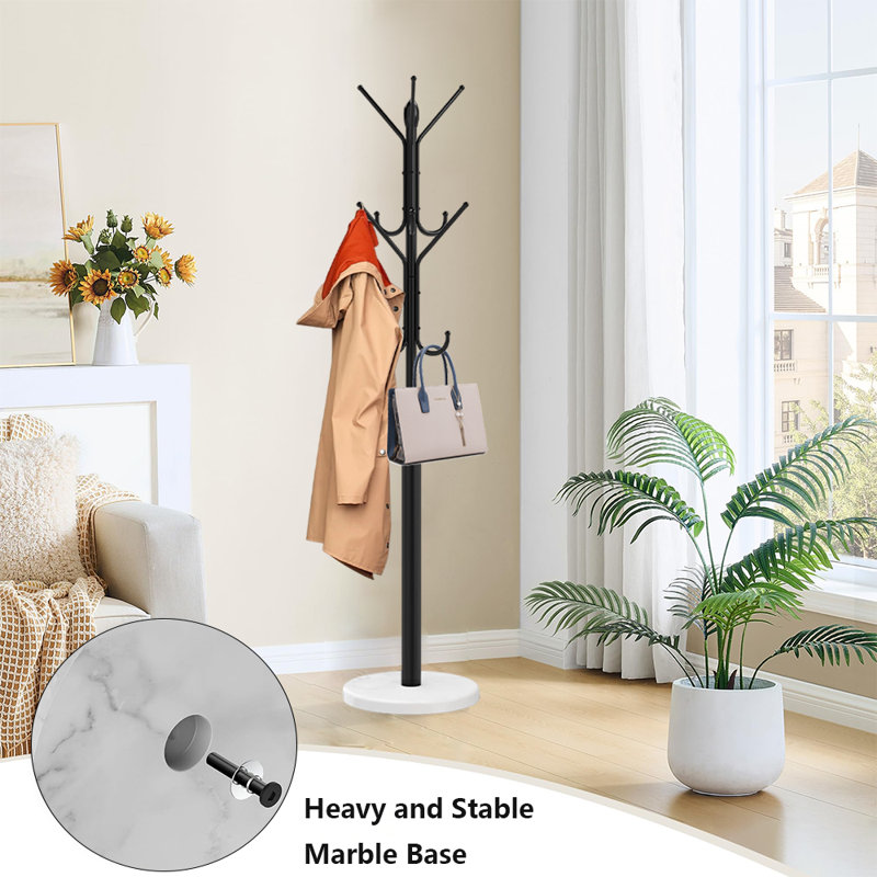 Coat Rack Freestanding With Base