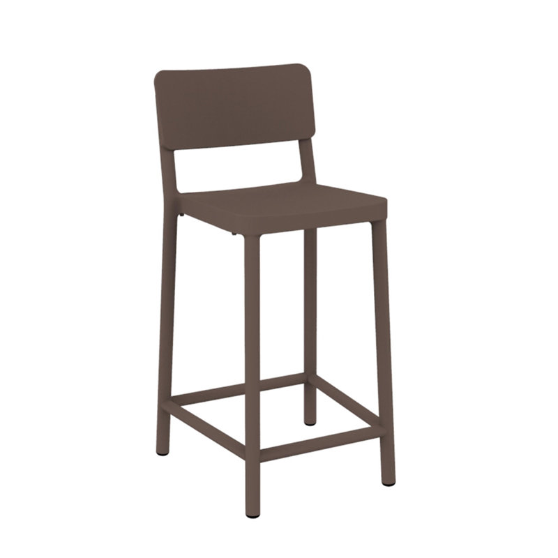 Tabouret de bar Lisboa, Chocolat, 26.38"