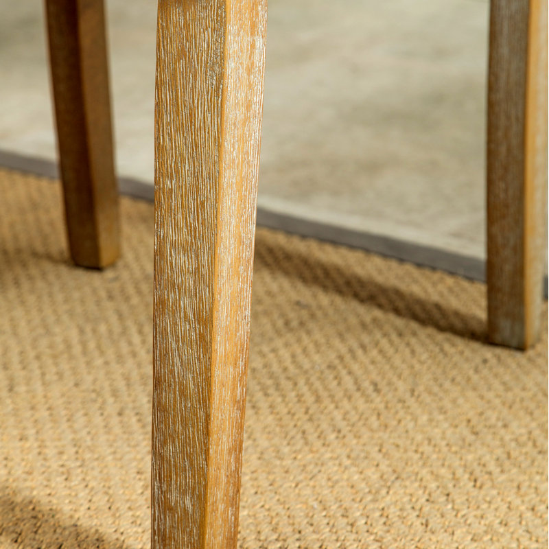 Chaise parsons capitonnée en bois massif, ensemble de 2, Gris
