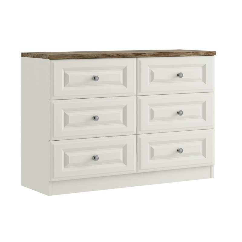 Falbourne 116cm W 6 - Drawer Chest of Drawers