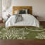 Tapis olive Prisco lavable à la machine de qualité supérieure-933558362