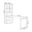 Bureau rectangulaire en bois massif brun-118041490-118041492