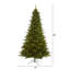 Lighted Artificial Spruce Christmas Tree-1923290446