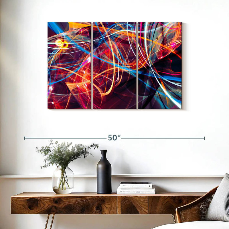 Avery Neon Light Streams, 24" H x 38" W