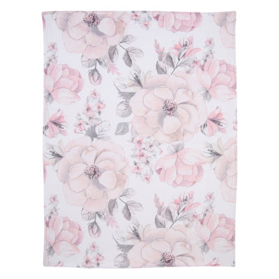 COUVERTURE BOTANIQUE POUR BÉBÉ Minky Sherpa