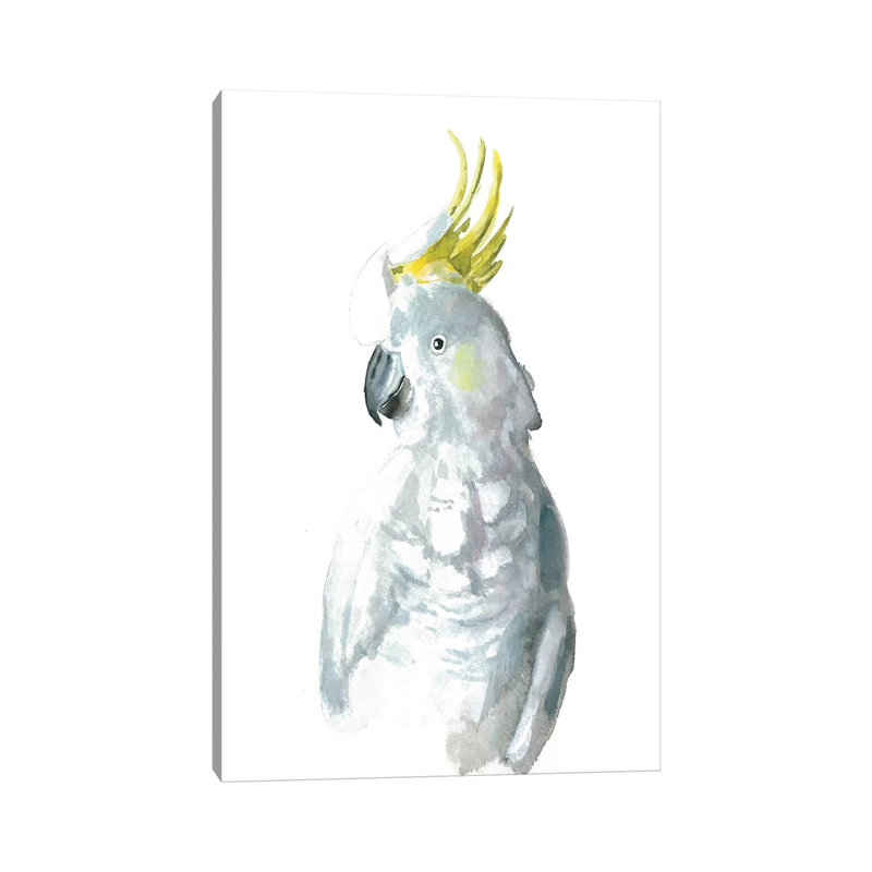 Cockatiel I by Albina Bratcheva - Wrapped Canvas Print, 20.32 cm H x 30.48 cm W