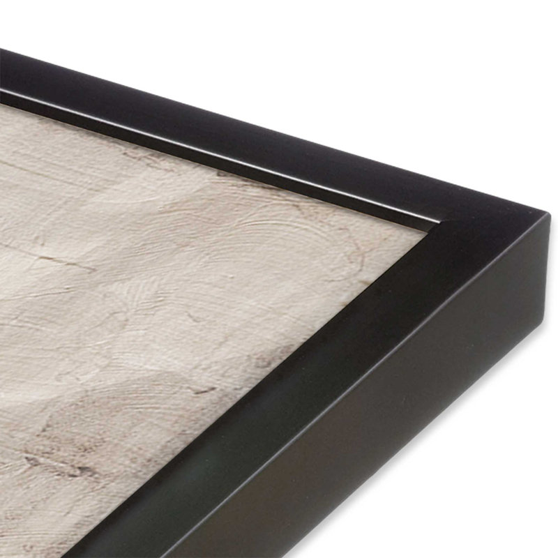 Fresco's Silent Tale I, Cadre simple en zinc patiné, H 15,25 po x l 12,25 po