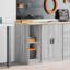 Solid Wood Single Storage Cabinet ( 85cm H x 30cm W x 51cm D)-61928148