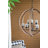 9- Light Globe Chandelier