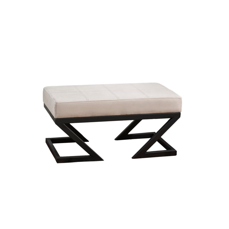Repose-pieds standard Pinederosa, Velours beige