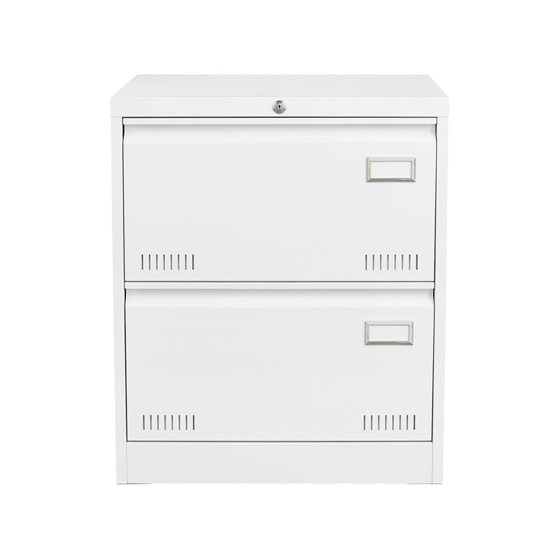 2-drawer Lateral File Cabinet (white) – Locking Metal Filing Cabinet For Home/office, Fits Legal/letter/a4/f4 Sizes, Organized Document Storage With Aesthetic Design