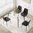 Keyala Glass Top Four Leg Dining Set-418594808-418594812-418594815