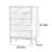 Solid wood black walnut vintage locker