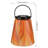 Murano Handcrafted Glass and Metal Solar Powered Decorative Outdoor Lantern-125844721