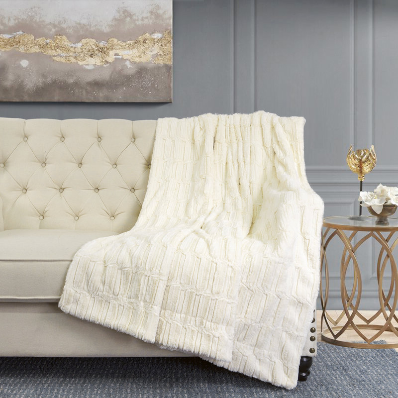 Throw Blanket, Ivory