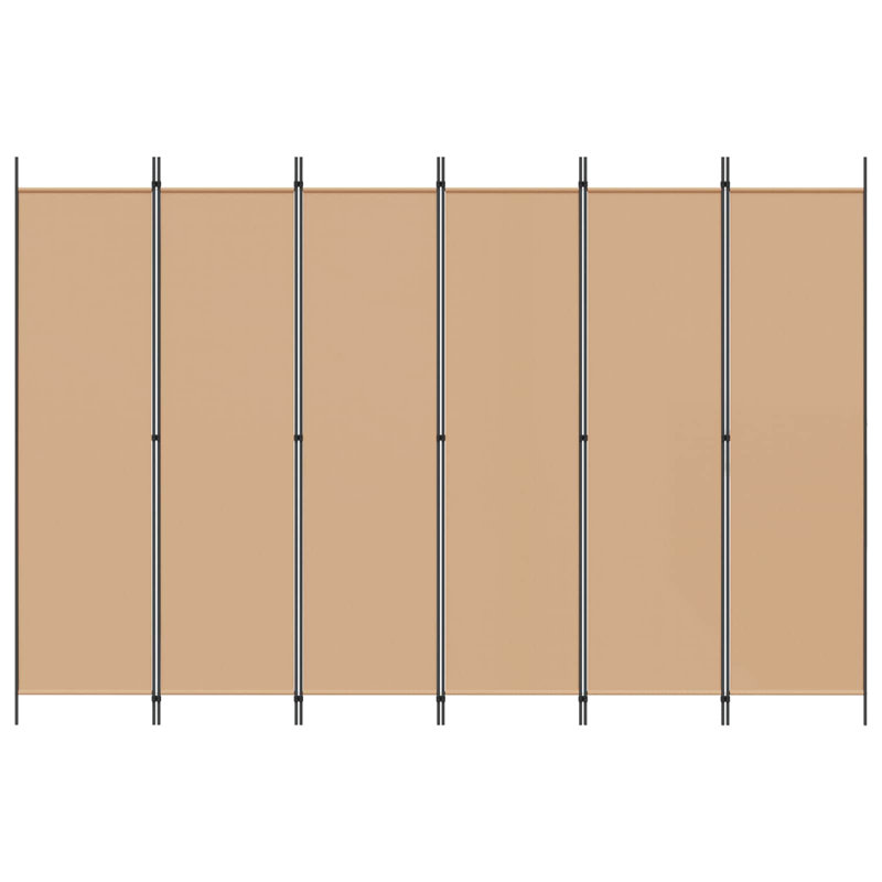 200 cm H Iron Folding Room Divider, 6
