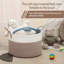 Large Cotton Rope Laundry Basket with Handles for Blankets, Toys and Clothes-1778808177