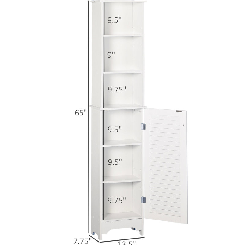 Grand rangement de salle de bain - 3 tablettes pour garder les fournitures à portée de main