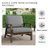 Keegan Solid Wood Outdoor Three Pieces Chair Conversation Seating Group With Cushions And Side Table-246522576-246522574