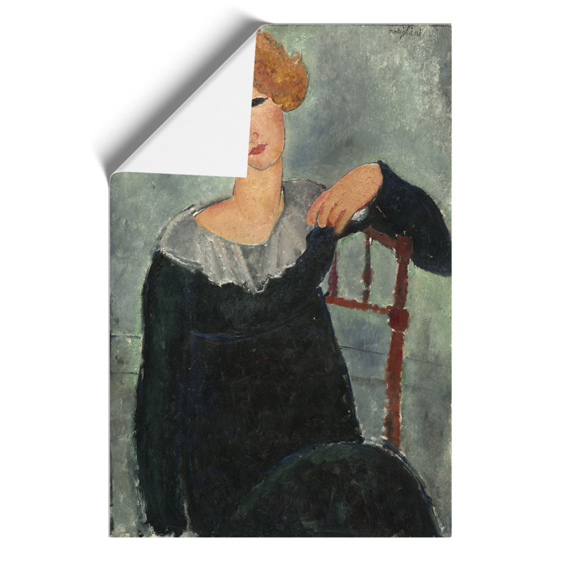 Woman with Red Hair by Amedeo Modigliani - Frameless Print, 30cm H x 21cm W x 0.1cm D
