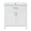 Bathroom Vanity With Ceramic Sink And Ample Storage - The Perfect Choice For Small Bathrooms