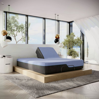 Matelas en mousse de latex de 12 po à refroidissement rapide hybride à refroidissement rapide