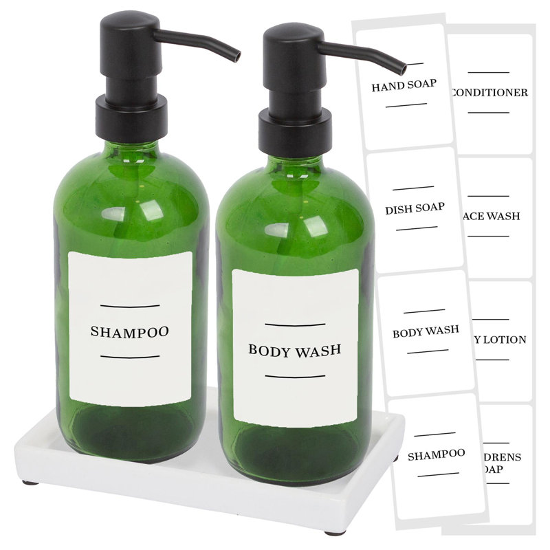 Bathroom Accessory, Green/White