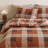 Grid Comforter Set Plaid Bedding Set 1 Checkered Comforter with Pillowcases-115352624-114984129
