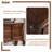 Retro Solid Wood Rectangular Entryway Cabinet-106691535