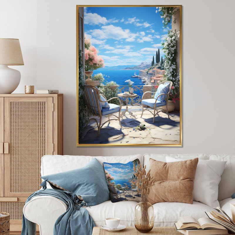 Décoration côtière française en Provence III - Décoration murale nautique et plage, H 40 po x l 30 po x P 1,5 po