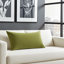Housse et insert de coussin rectangulaire en coton Pistachio Love-192200243-192200255-236454037