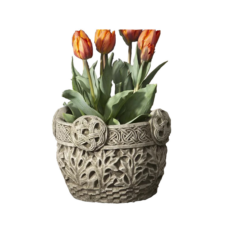 Garth Handmade Planter, Ferro Rustico Nuovo