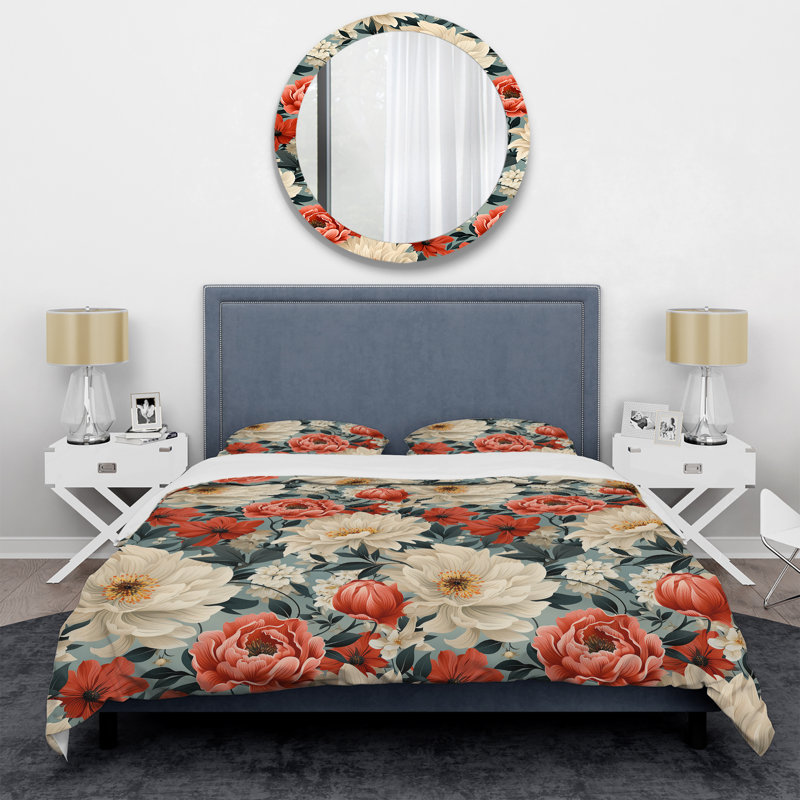 Literie Milya, Housse de couette simple + 1 taie décorative stan