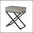 23" Wooden End Side Table Nightstand With Top, Drawer And Cross Base-105244388
