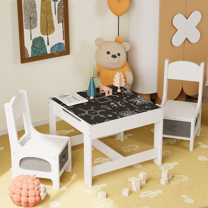 Ensemble repas pour 2 personnes Hrasky, Blanc, Blanc / gris
