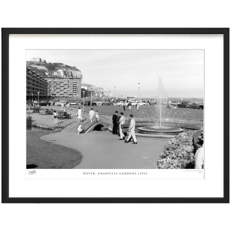 Dover, Granville Gardens C1965 - Single Picture Frame Print, 28cm H x 36cm W x 2.3cm D