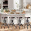 Tabouret de bar pivotant en bois massif à hauteur réglable-163467170-212191558