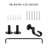 Aalina Steel Adjustable Single Curtain Rod-49351966-49351967