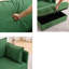 Chaise longue surdimensionnée en chenille avec repose-pieds, fauteuil de lecture moderne à assise profonde pour appartement, beige-1521046548