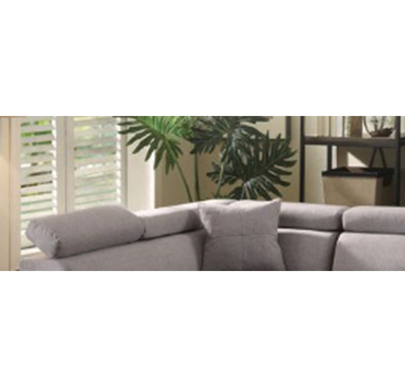 Gray Fabric Sectional Sofa