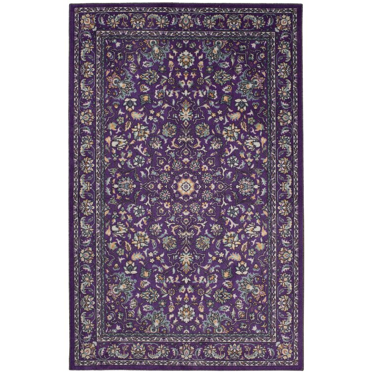 Purple Flatweave Chenille Rug - 3'6 x 5'6 – abc carpet & home