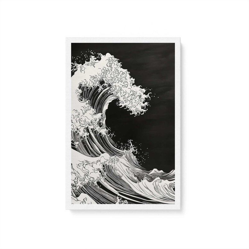 Toile tendue Midnight Tempest, H 12 po x l 8 po, Toile tendue