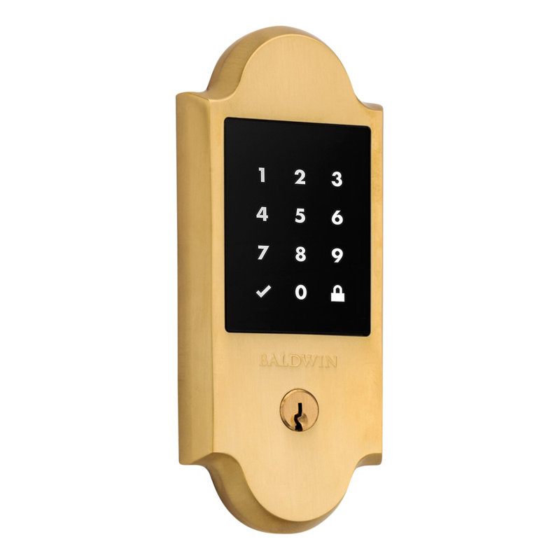 Touchscreen Boulder Standalone Deadbolt, Satin Brass