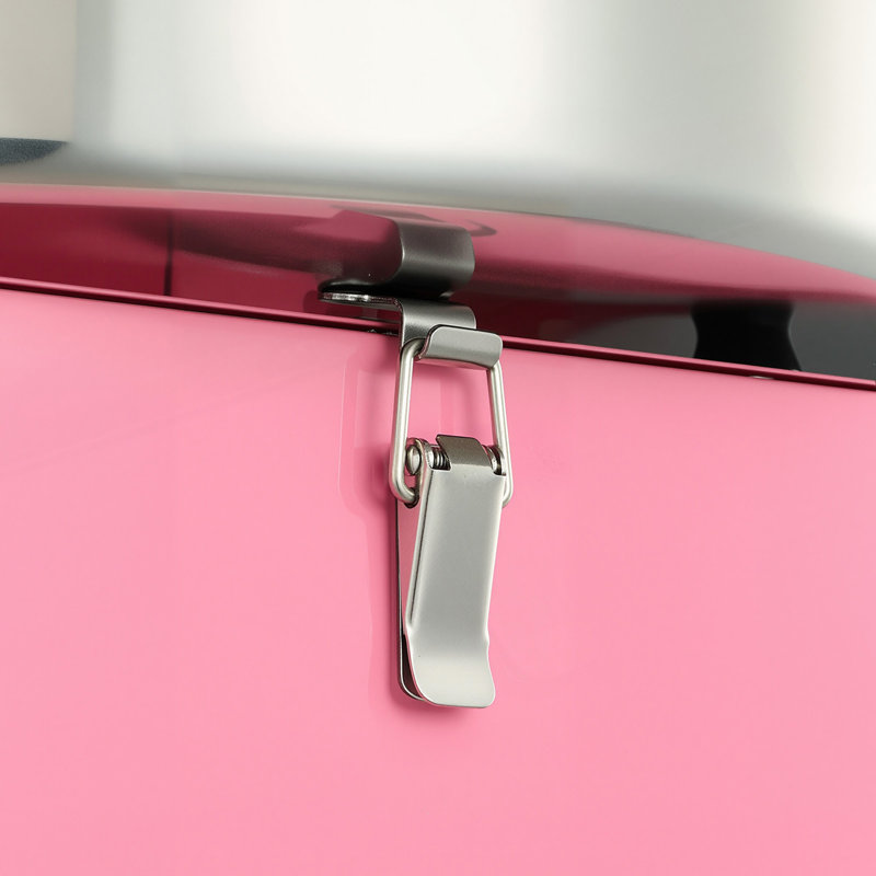 Machine à barbe à papa commerciale en acier inoxydable rose