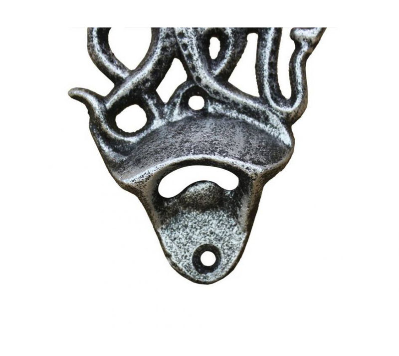 Ouvre-bouteille Faxon Octopus, Argent antique
