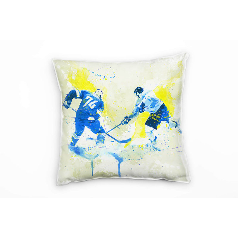 Eishockey Square Cushion